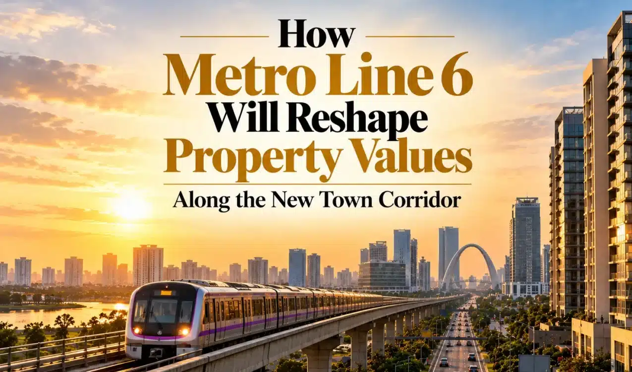 How Metro Line 6 Will Reshape Property Values Along the New Town Corridor