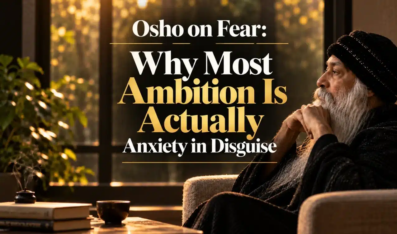 Osho on Fear Why Most Ambition Is Actually Anxiety in Disguise