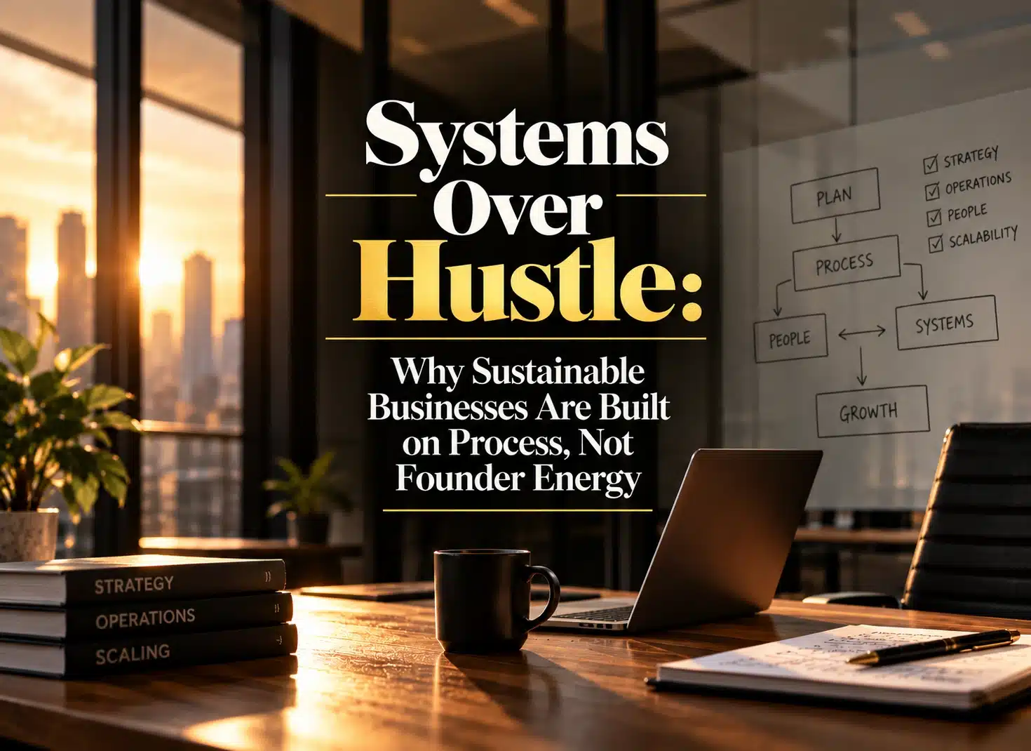 Systems Over Hustle_ Why Sustainable Businesses Are Built on Process, Not Founder Energy